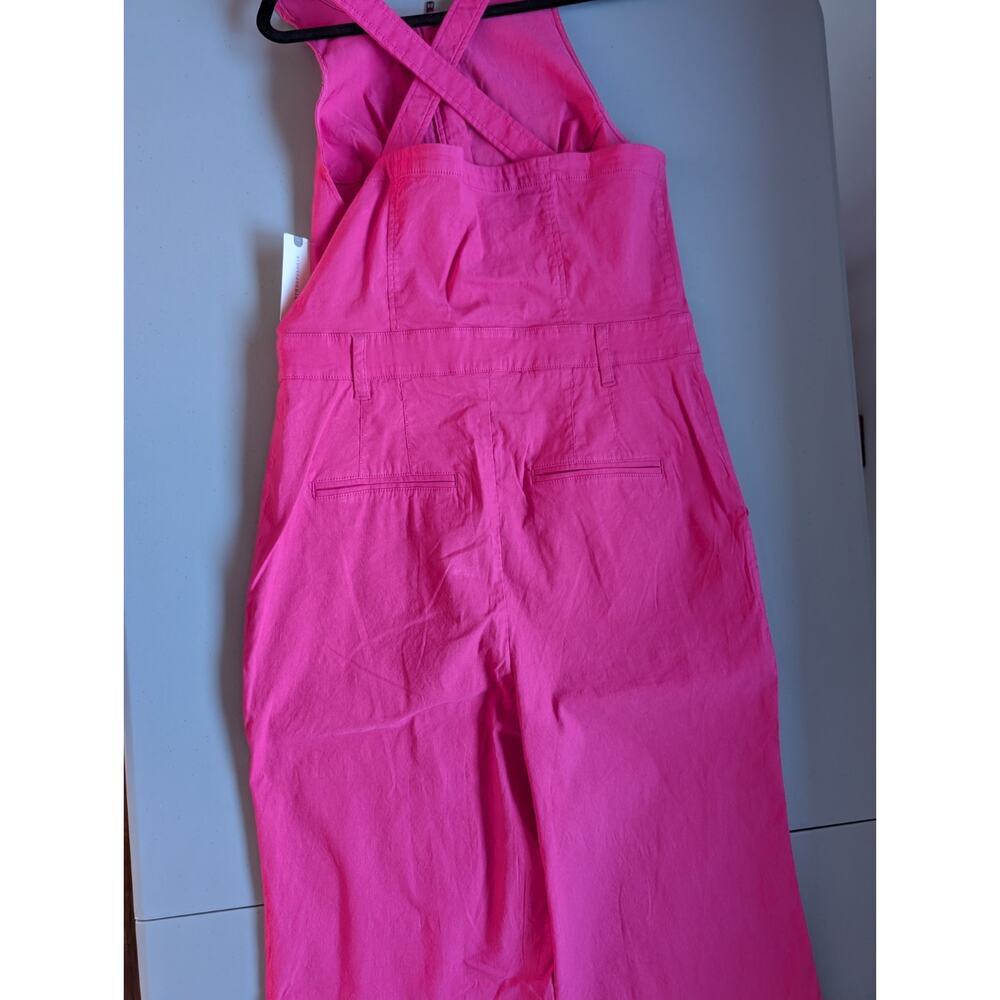 NWD Anthropologie Maeve The Naomi Workwear Jumpsuit Size 14 Pink $MD451 - Picture 6 of 11